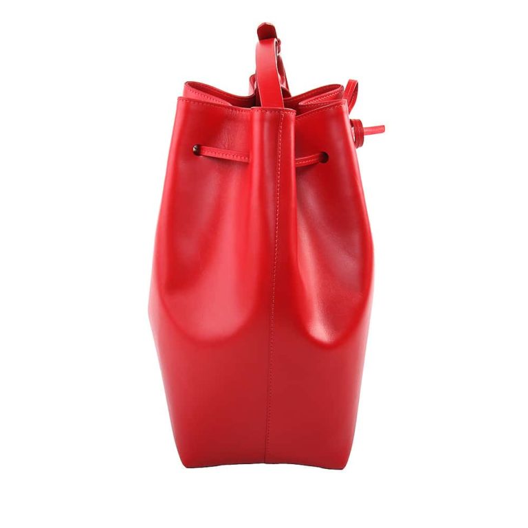 RED BUCKET BAG Sage Femme Italy