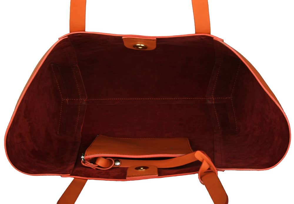 ORANGE TOTE BAG - Image 3