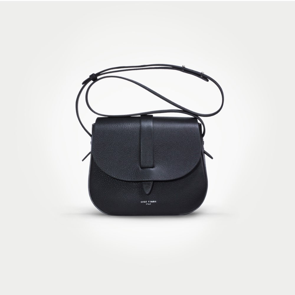 Black Infinie Saddle Bag